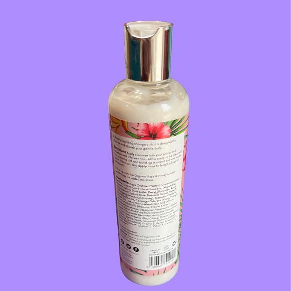 FLORA & CURL HYDRATE ME ORGANIC ROSE & HONEY CREAM SHAMPOO & Conditioner… - Picture 4 of 16